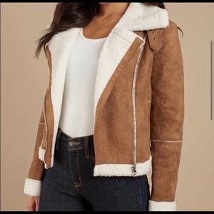 ASTR the Label Quincy Faux Shearling Jacket